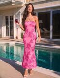 Embroidered  Off Shoulder Evening Dress YMYF-9579