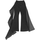 Halterneck Backless Irregular Top Two Piece Pants Set BY-7799