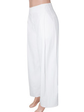 Press Pleated Solid Color Loose Trousers SH-391659