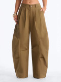 Solid Color Wide Leg Pants SH-391660
