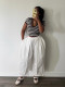Solid Color Pleated Casual Loose Pants SH-391656