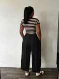 Solid Color Pleated Casual Loose Pants SH-391656