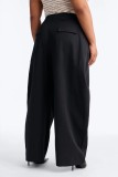 Solid Color Wide Leg Pants SH-391660