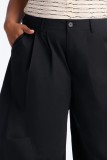 Solid Color Wide Leg Pants SH-391660