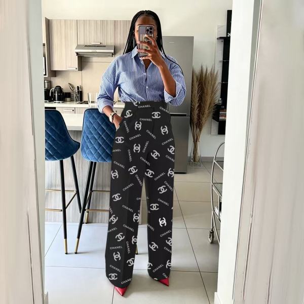 VIP1 Print Casual Suit Pants QYLF-0190