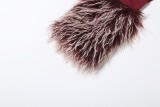 Fur Patchwork Long Sleeve Two Piece Skirts Set DLSF-K6S14794A