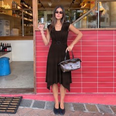 V Neck Sleeveless Irregular Midi Dress LJSF-D6722241H