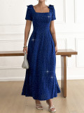 Rhinestone Sparkling Bow Midi Dress GYLY-10967