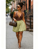 Ruched Loose Wide Leg Shorts LSD-2988