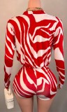 Pre Order: About 7 work days shipping Printed Romper YUEM-202680