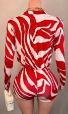 Pre Order: About 7 work days shipping Printed Romper YUEM-202680