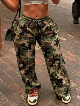 Camouflage Printed Casual Loose Pants LSD-2983