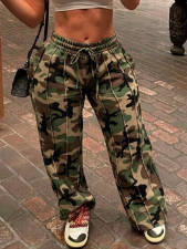 Camouflage Printed Casual Loose Pants LSD-2983