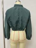 Contrast Color Long Sleeve Sport Thin Coats LSD-2940