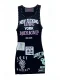 Letter Printed Sleeveless Mini Dress GNJF-Z333