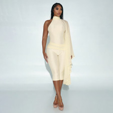 Single Shoulder Long Sleeve Backless Seventh Jumpsuit GDSF-J26JP392