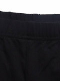 Plus Size Hollow Out Short Sleeve Shorts 2 Piece Set HNIF-DJP005