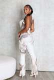 Tie Dye Ink Wash Printed Two Piece Pants Set GTYZ-7622