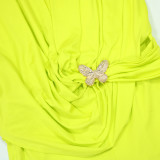 Sleeveless Solid Color Seventh Jumpsuit CYA-902500
