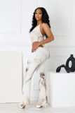 Tie Dye Ink Wash Printed Two Piece Pants Set GTYZ-7622