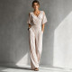 Sexy V Neck Off Shoulder Jumpsuit SHD-8518