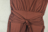 Solid Color Sleeveless Jumpsuit GJYO-JP006391