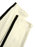 Contrast Color Stripe Casual Two Piece Pants Set HNIF-SR008
