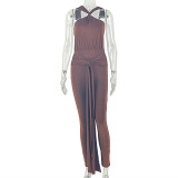 Solid Color Sleeveless Jumpsuit GJYO-JP006391