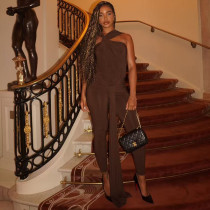 Solid Color Sleeveless Jumpsuit GJYO-JP006391