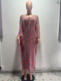 Colorful Tassel Loose Knits Maxi Dress YMEF-59126