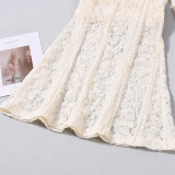 Lace See Through Micro Flare Pants GNZD-60372PBZ