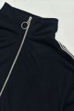 Long Sleeve Zipper Jackets Two Piece Pants Set GYLY-10870