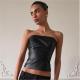 Sexy Leather Tube Top Tank Top GPKJ-MR52013