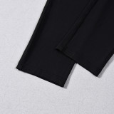 Deep V Neck Long Sleeve Skinny Jumpsuit GNZD-11870PBM
