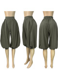 Solid Color Loose Lantern Pant CH-26038
