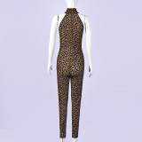 Leopard Printed See Through Sleeveless Jumpsuit GNZD-11829PBM