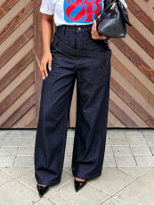 Plus Size Fashion Straight Jeans GYLN-6029