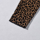 Leopard Printed See Through Sleeveless Jumpsuit GNZD-11829PBM