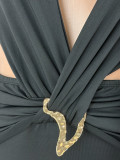 Deep V Neck Backless Sleeveless Jumpsuit SHD-8523