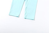 Halterneck Backless Slim Fifth Jumpsuit GYME-K6Q17749A