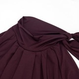 Long Sleeve Solid Color Bodysuit GSZM-Q26BS201
