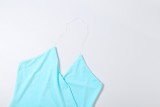 Solid Color V Neck Halterneck Vest GYME-K6B16839A
