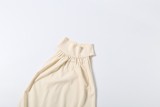 Solid Color Backless Top Irregular Skirt Suit GYME-K6S16730A