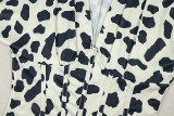 Leopard Printed V Neck T Shirt GJYO-JT0128979
