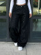 Plus Size Ink Splashing Loose Jeans GYLN-0298
