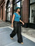 Plus Size Embroidered Wide Leg Jeans GYLN-1697