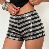 Stripe Sequin Short GPKJ-MR51961