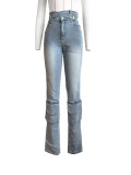 Fashion Holes Slim Jeans CH-88016