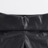 Fashion Leather Mini Shorts GPKJ-MR50543