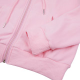 Double sided velvet Vest Hooded Three Piece Set CH-8235